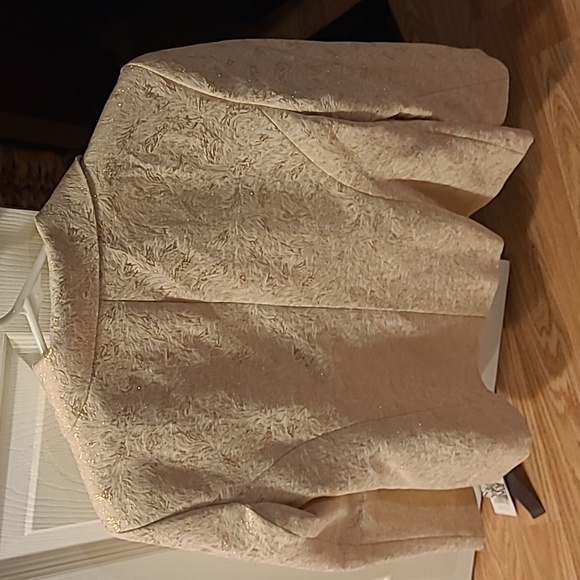 Cream gold blazer size 10 - Picture 2 of 5